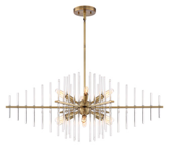 Reeve 12 Light Island Pendant in Burnished Antique Brass (43|90438BAB)