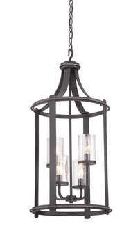 Palencia Four Light Foyer Pendant in Artisan Pardo Wash (43|87554APW)