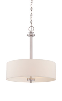 Harlowe Three Light Pendant in Satin Platinum (43|87231SP)