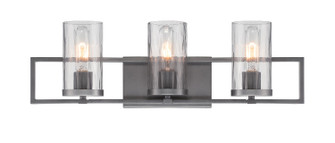 Elements Three Light Bath Bar in Charcoal (43|86503CHA)