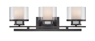 Fusion Three Light Bath Bar in Biscayne Bronze (43|86103BBR)