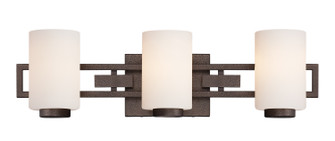 Del Ray Three Light Bath Bar in Flemish Bronze (43|83803FBZ)