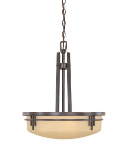 Mission Ridge Three Light Pendant in Warm Mahogany (43|82131WM)