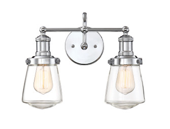 Taylor Two Light Bath Bar in Chrome (43|69502CH)