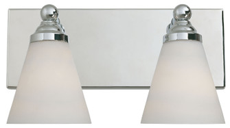 Hudson Two Light Bath Bar in Chrome (43|6492CH)