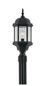 Devonshire One Light Post Lantern in Black (43|2976BK)