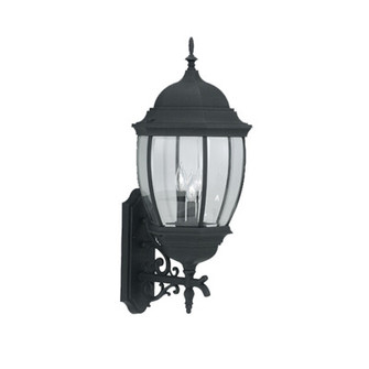 Tiverton Three Light Wall Lantern in Black (43|2442BK)