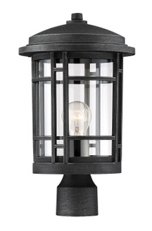 Barrister One Light Post Lantern in Weathered Pewter (43|22436WP)