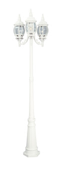 Riviera Three Light Post Lantern in White (43|1923WH)