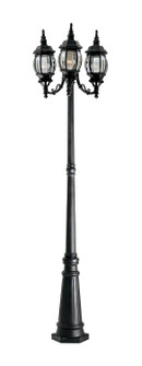 Riviera Three Light Post Lantern in Black (43|1923BK)