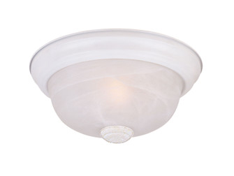 Decorative Flushmount Two Light Flushmount in White (43|1257SWHAL)