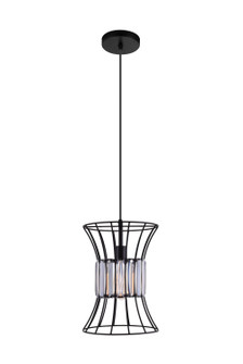 Alethia One Light Pendant in Black (401|9942P101101B)