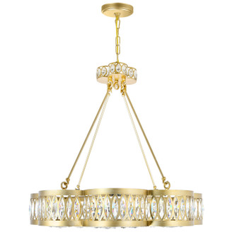 Nova Eight Light Chandelier in Champagne (401|9906P318208)