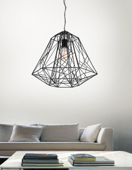 Bagheera One Light Pendant in Black (401|9625P161101)