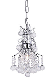 Princess One Light Mini Chandelier in Chrome (401|8012P8C)