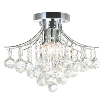 Princess Four Light Flush Mount in Chrome (401|8012C16C)