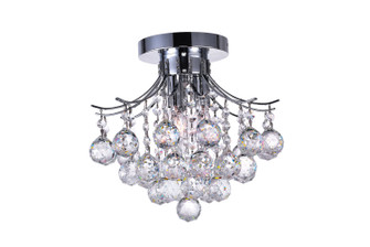 Princess Three Light Flush Mount in Chrome (401|8012C12C)