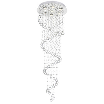 Spiral Seven Light Flush Mount in Chrome (401|6603C20CH59)