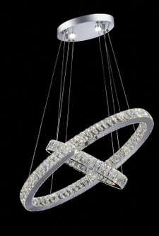 Florence LED Chandelier in Chrome (401|5635P27ST2OClear)