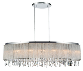 Benson Seven Light Chandelier in Chrome (401|5562P38COClear)