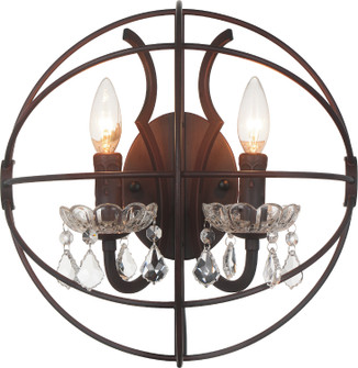 Campechia Two Light Wall Sconce in Brown (401|5465W14DB2)