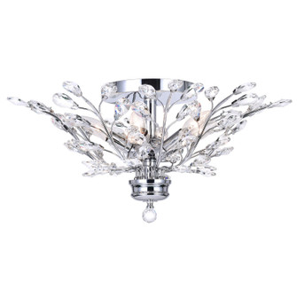 Ivy Six Light Flush Mount in Chrome (401|5206C22C)