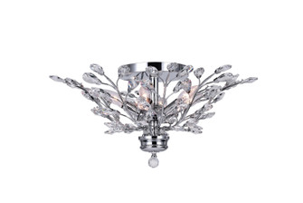 Ivy Three Light Flush Mount in Chrome (401|5206C16C)