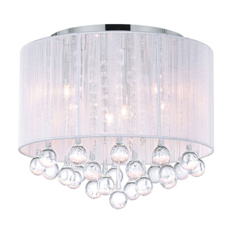 Water Drop Six Light Flush Mount in Chrome (401|5006C14CRW)