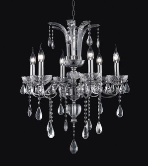 Glorious Six Light Chandelier in Chrome (401|2024P24C6)