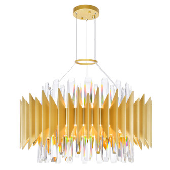 Cityscape 12 Light Chandelier in Satin Gold (401|1247P2012602)