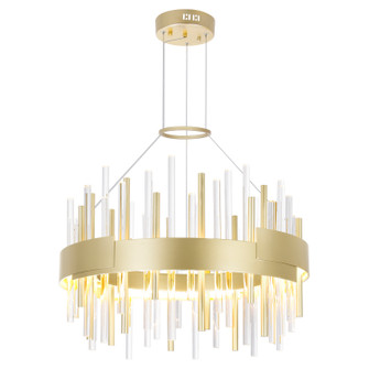 Millipede LED Chandelier in Satin Gold (401|1245P20602)