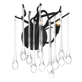 Anita Two Light Wall Sconce in Black (401|1094W102101)