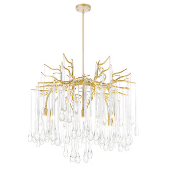 Anita Six Light Chandelier in Gold Leaf (401|1094P266620)