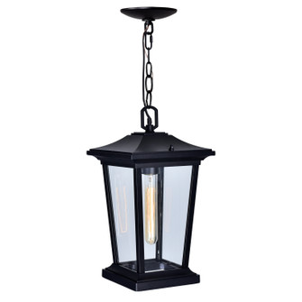 Leawood One Light Outdoor Hanging Pendant in Black (401|0413P81101)