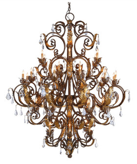 Innsbruck Gold Chandelier 39 Light Chandelier in Venetian/Gold Leaf (142|9530)