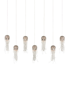Medusa Seven Light Pendant in Nickel/Clear/Silver (142|90001071)