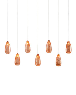 Rame Seven Light Pendant in Copper/Silver (142|90001065)