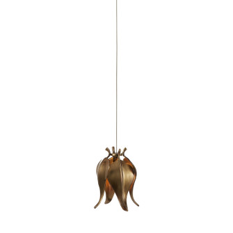 Iota One Light Pendant in Antique Brass (142|90001019)