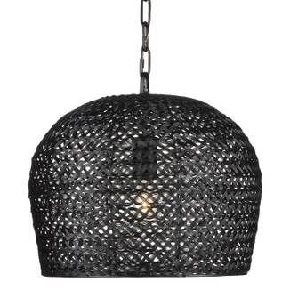 Piero One Light Pendant in Satin Black (142|90000960)