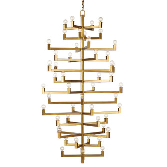Andre 52 Light Chandelier in Brass (142|90000918)