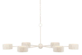 Monreale Six Light Chandelier in White (142|90000865)