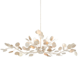 Lunaria Six Light Chandelier in Contemporary Silver Leaf (142|90000816)