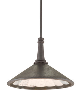 Manuscript One Light Pendant in Mole Black/Antique Mirror (142|90000792)