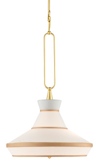 Perth Two Light Pendant in Gold Leaf/White (142|90000770)