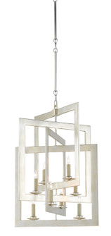 Middleton Eight Light Chandelier in Contemporary Silver Leaf (142|90000523)