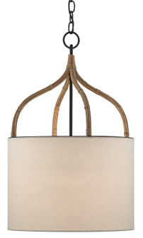 Dunning One Light Pendant in Blacksmith/Natural (142|90000445)