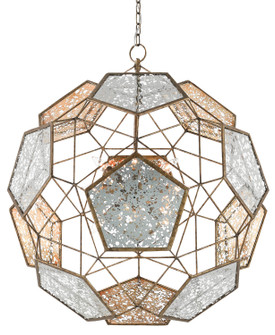 Julius Nine Light Chandelier in Pyrite Bronze/Raj Mirror (142|90000257)