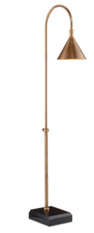Vision One Light Floor Lamp in Vintage Brass/Black (142|80000094)