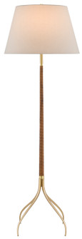 Circus One Light Floor Lamp in Natural/Brushed Brass (142|80000087)