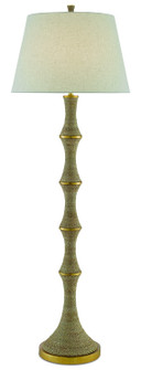 Bourgeon One Light Floor Lamp in Natural/Dark Contemporary Gold Leaf (142|80000039)